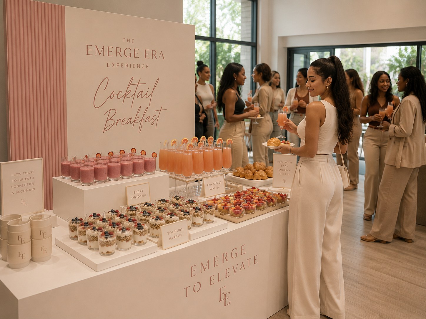 Cocktail breakfast experience
