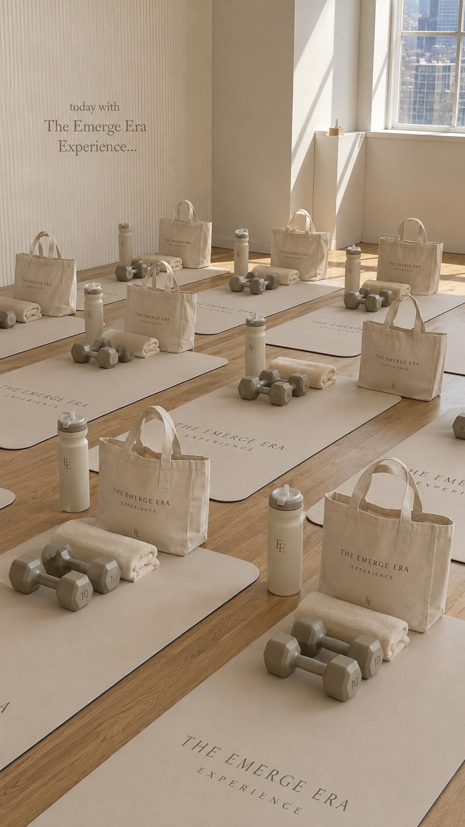 Movement session gifting and dumbbells